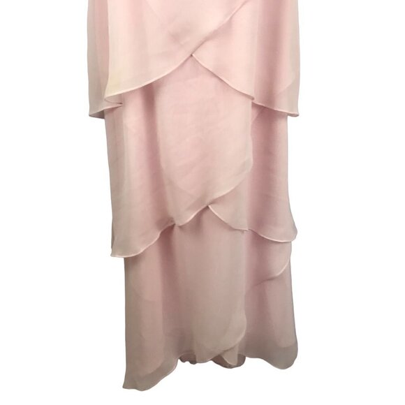 COPY - Cameron Blake by Mon Cheri Light Pink Femine Mother of the Bride Gown Dr… - Picture 5 of 14